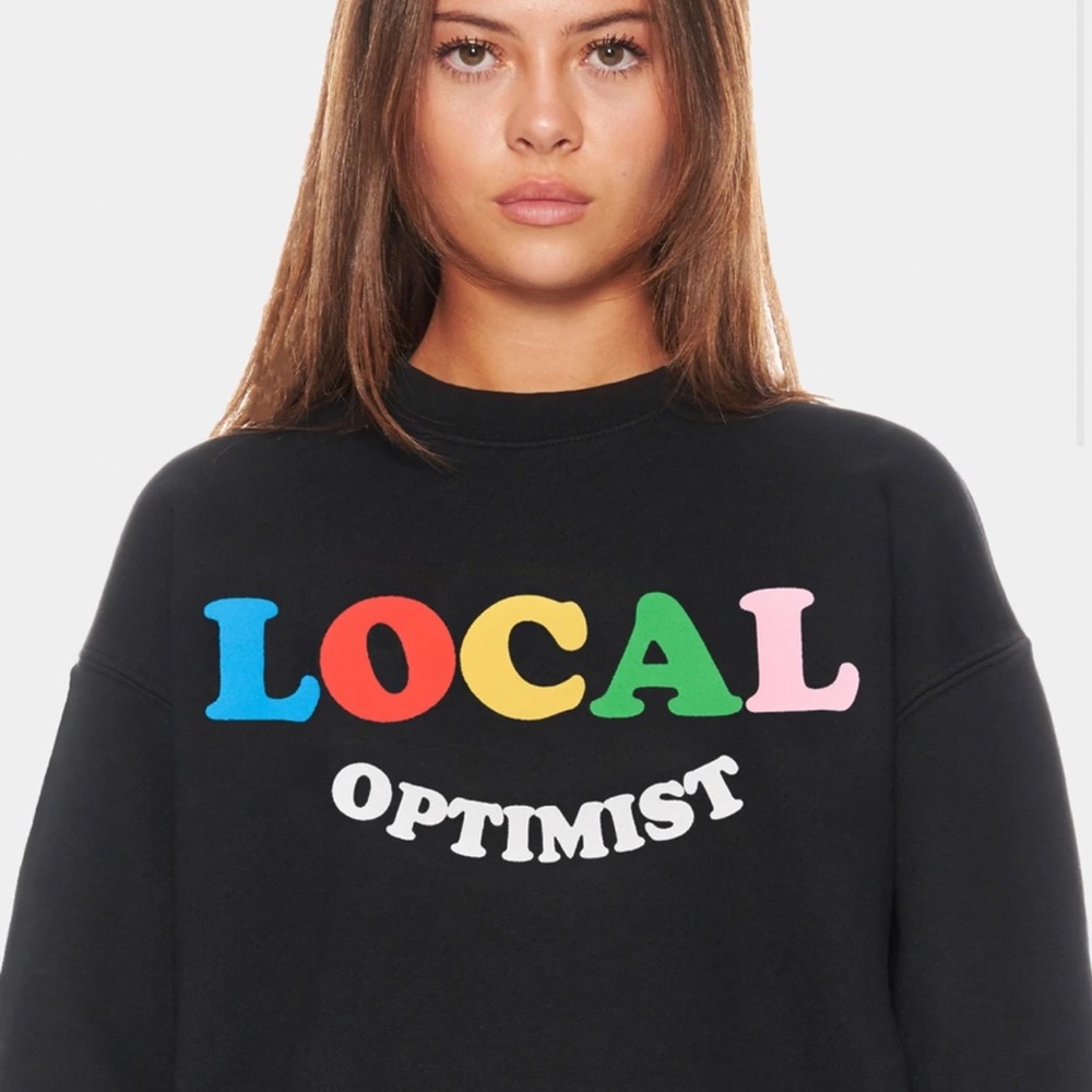 Madhappy Local Optimist Crewneck Black
